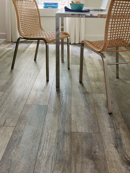 12mm Shadow Sail Oak Waterproof Laminate Flooring 7.48 in. Wide x 50.6 in. Long
